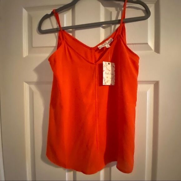 2/$39 Ladies coral cami tank top sz S - Picture 6 of 8